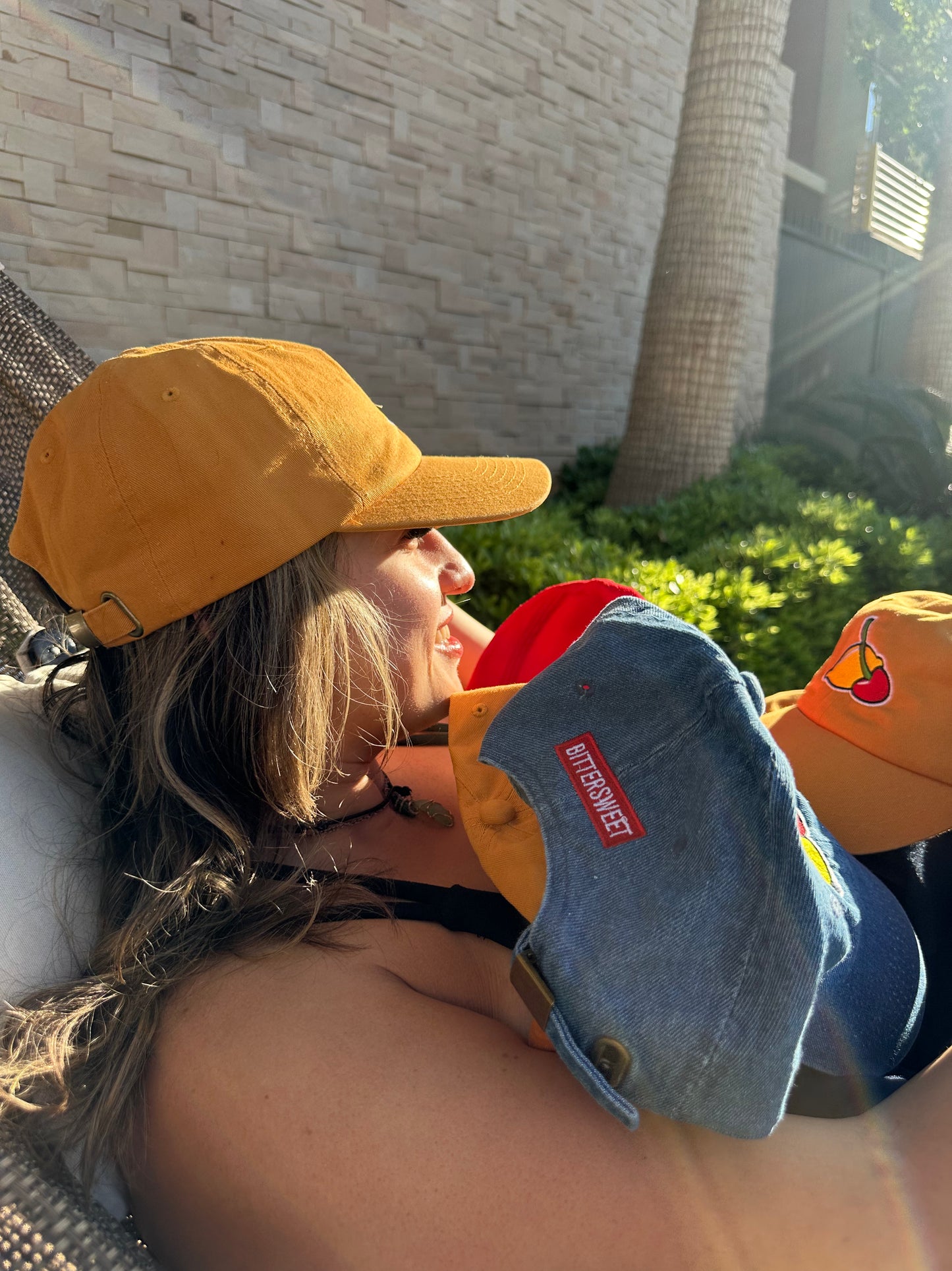 Hat Bundle- Mustard Yellow & Denim Dad Hat