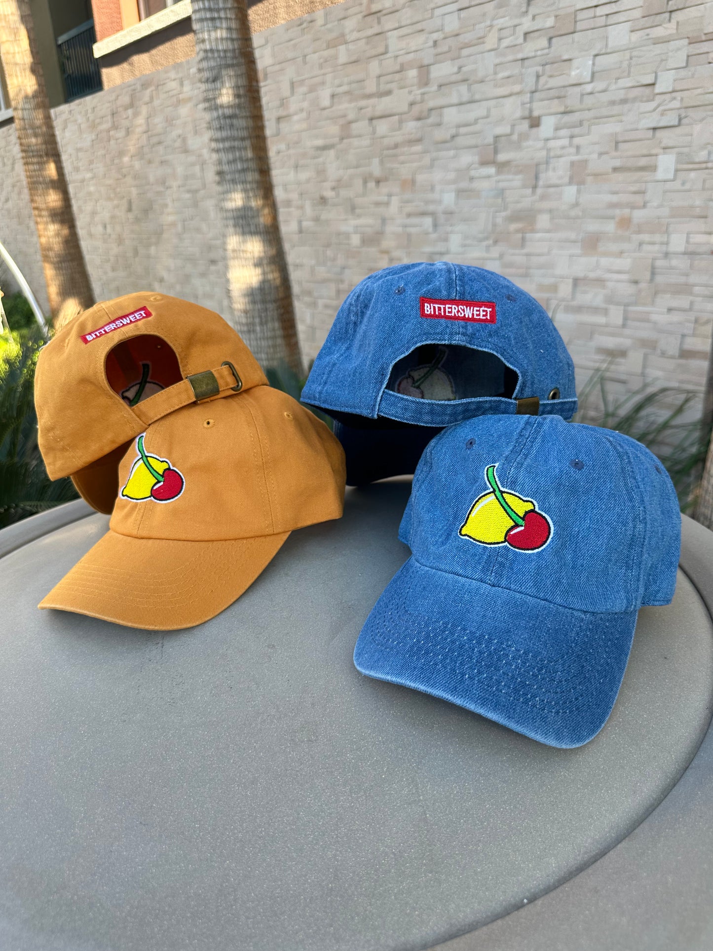 Hat Bundle- Mustard Yellow & Denim Dad Hat