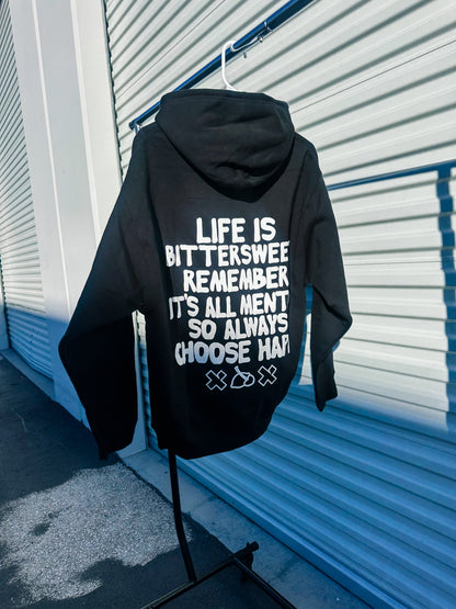 “You Choose” Black Oversized Hoodie