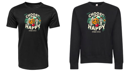 Choose Happy Halloween Crewneck