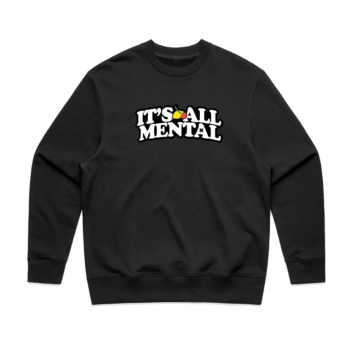 It's All Mental Black Crewneck